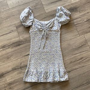 Vici floral mini dress